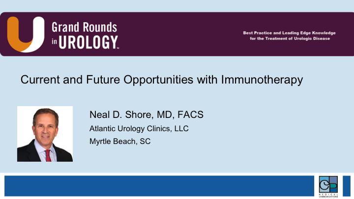 Current and Future Opportunities in Regards to Immunotherapy