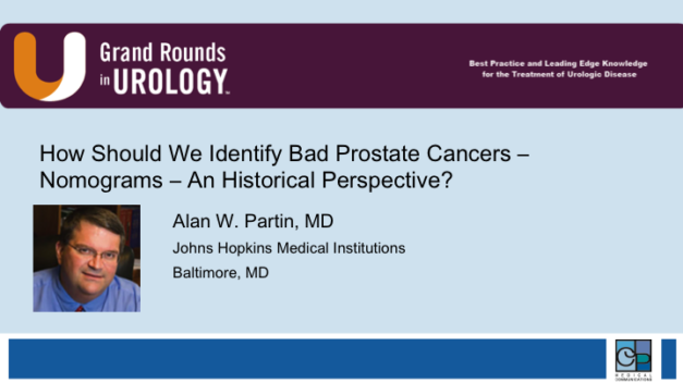 How Should We Identify Bad Prostate Cancers – Nomograms – An Historical Perspective?