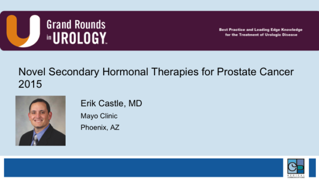 Novel Secondary Hormonal Therapies for Prostate Cancer 2015