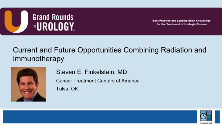Finkelstein Current and Future Immunotherapy and Radiation Combination