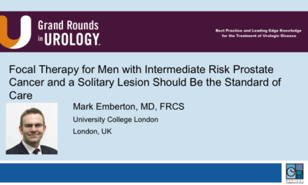 Focal Therapy for Men with Intermediate Risk Prostate Cancer and a Solitary Lesion Should Be the Standard of Care