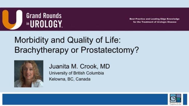 Morbidity and Quality of Life: Brachytherapy or Prostatectomy