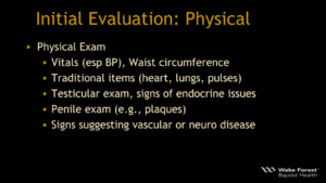 ED Initial Evaluation: Physical