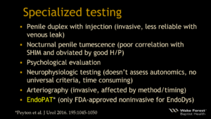 ED Specialized testing