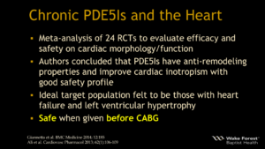 Chronic PDE5Is and the Heart 