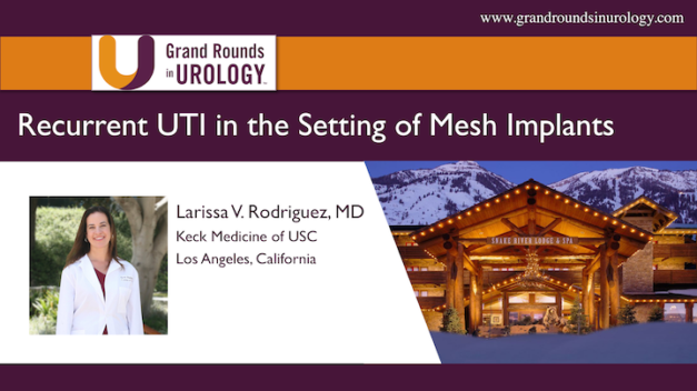 Recurrent UTI in the Setting of Mesh Implants
