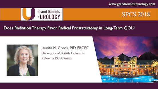 Does Radiation Therapy Favor Radical Prostatectomy in Long-Term QOL?