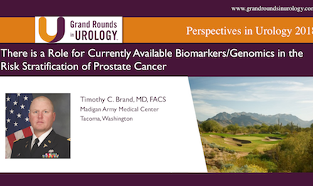 There is a Role for Currently Available Biomarkers: Genomics in the Risk Stratification of Prostate Cancer