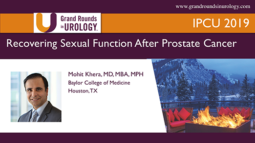 Recovering Sexual Function After Prostate Cancer