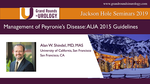 Management of Peyronie’s Disease: AUA 2015 Guidelines