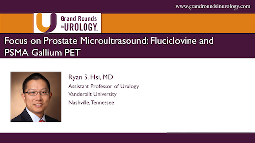 Focus on Prostate Microultrasound: Fluciclovine and PSMA Gallium PET