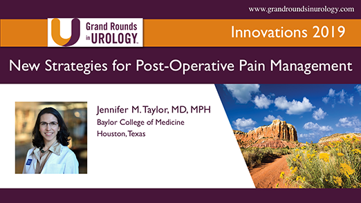 New Strategies for Post-Operative Pain Management