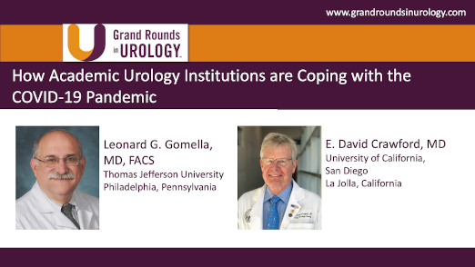 Dr. Gomella - Academic Urology COVID-19
