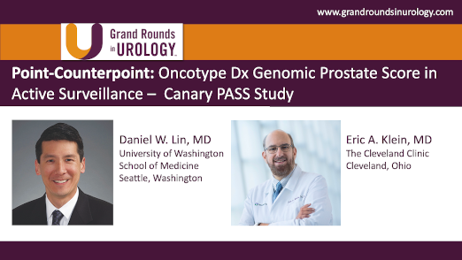 Point-Counterpoint: Oncotype Dx Genomic Prostate Score in Active Surveillance –  Canary PASS Study
