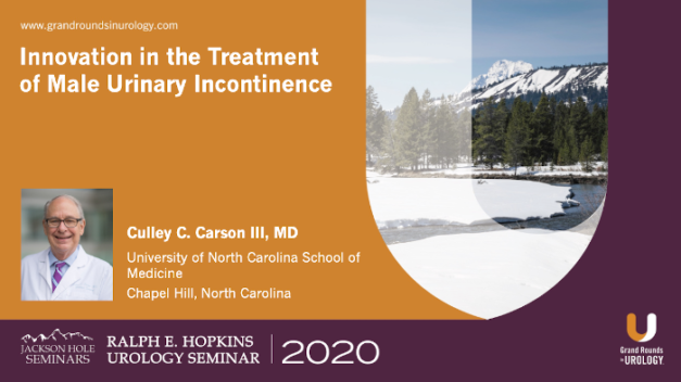 Innovation in the Treatment of Male Urinary Incontinence