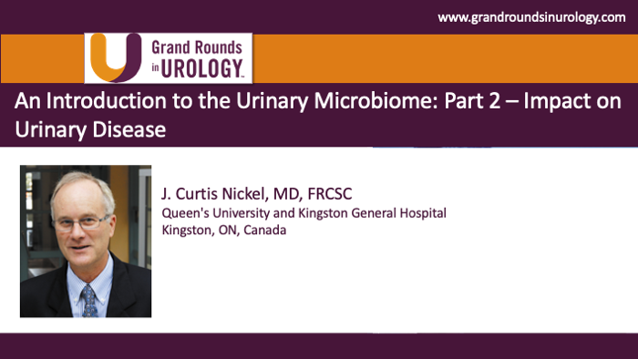 Dr. Nickel - Microbiome urinary disease
